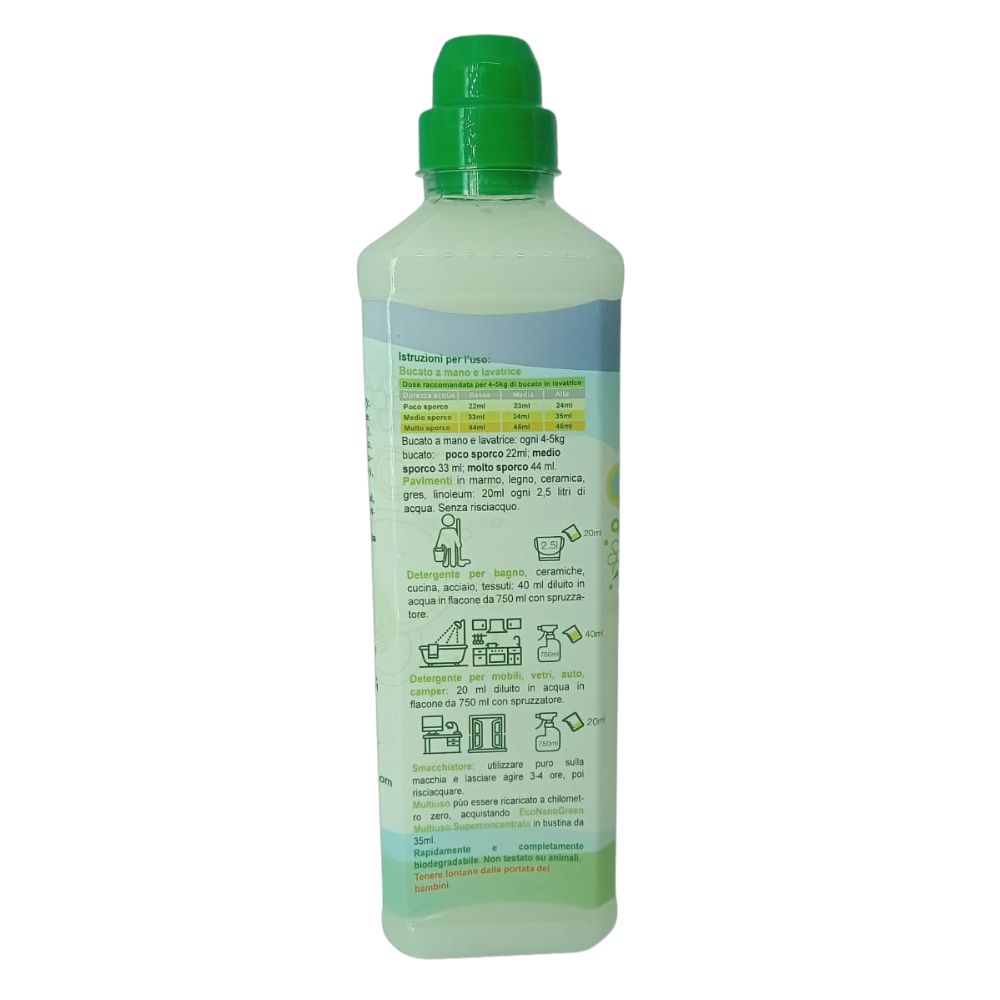 Detergente Naturale 1L Concentrato - Eco Nano Green - immagine 3